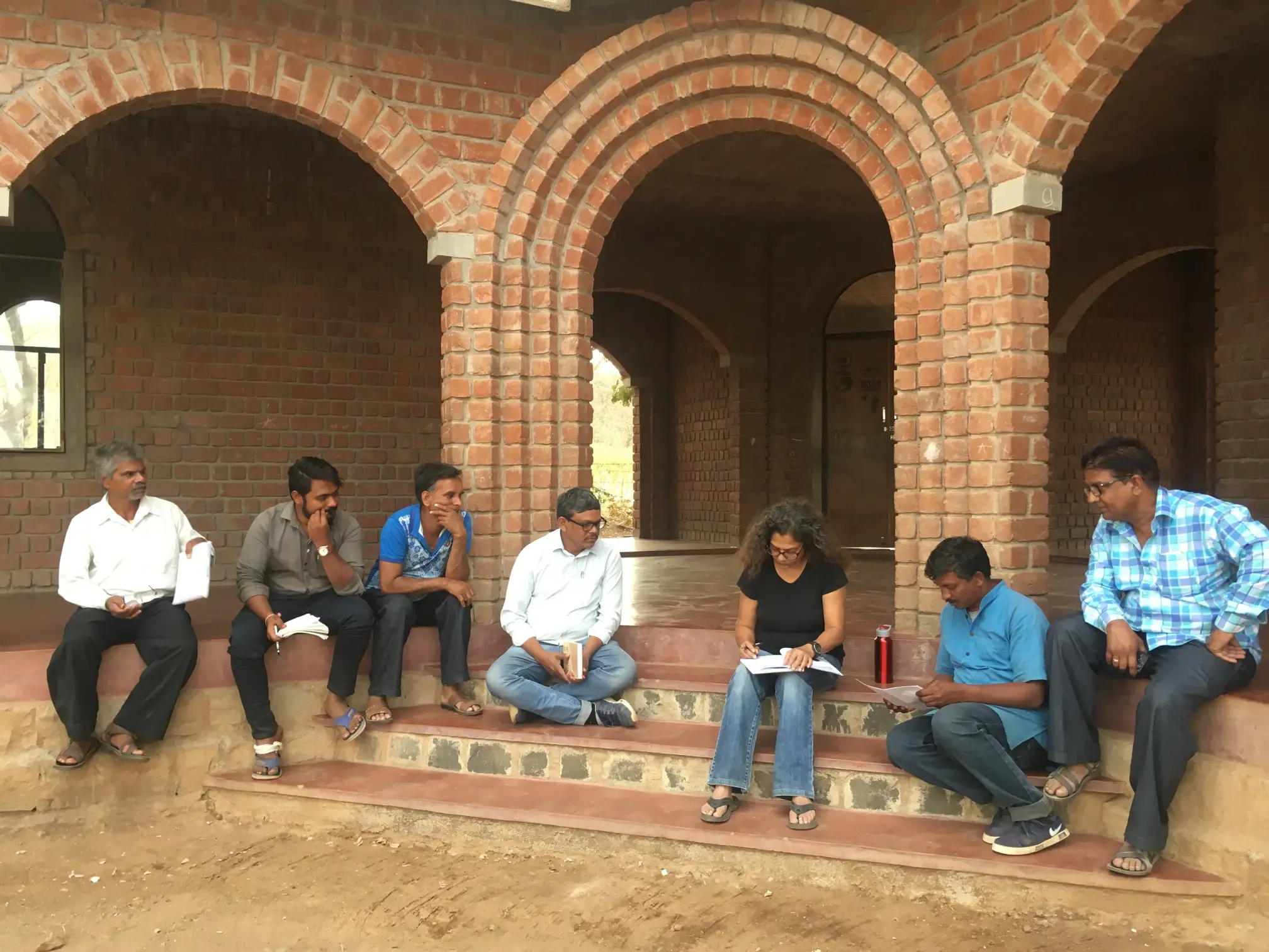 One Star Corbelled Arch Entrance & Meeting