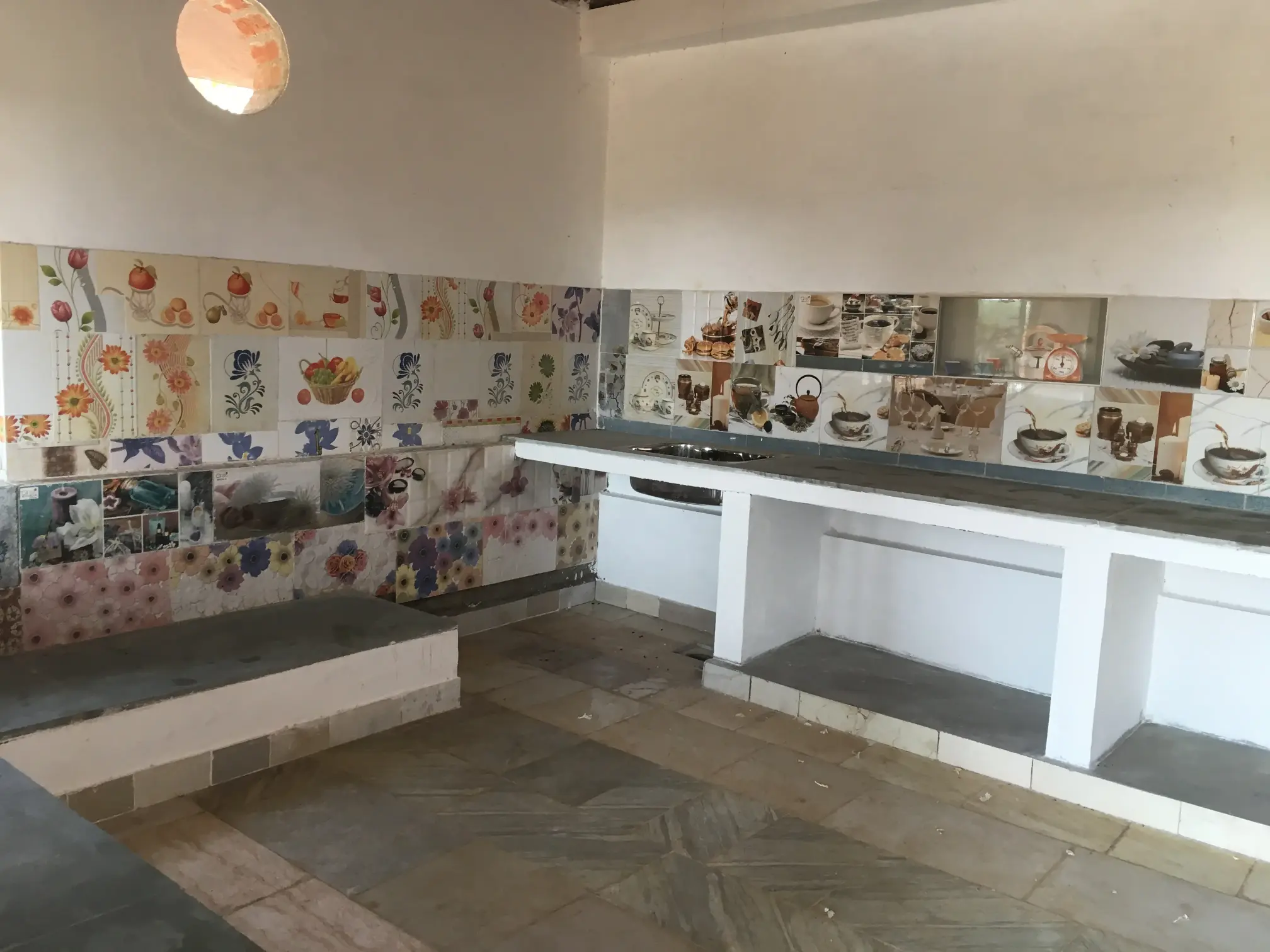 Waste Tiles Kitchen